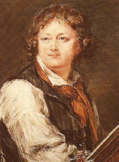 HALL, Peter Adolf Self-portrait oil painting picture
